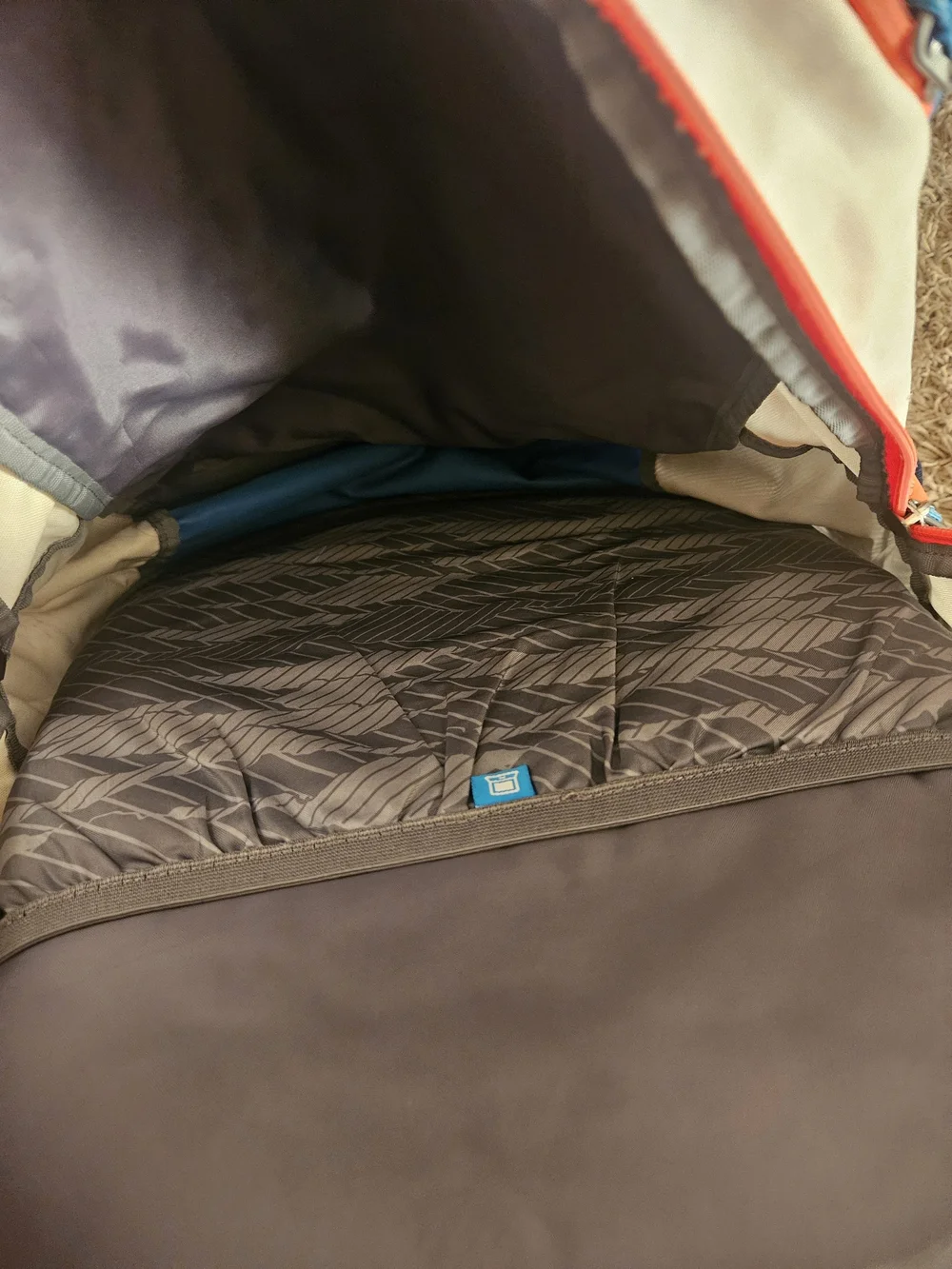 Columbia Blue and Coral Backpack